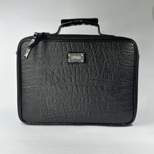 Tallit and Tefillin Case Made of Genuine Leather with Elephant Texture