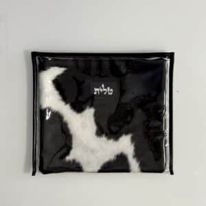 Genuine Leather Tallit Case with Fur
