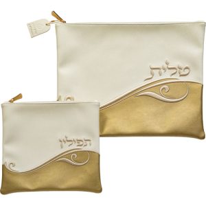 סט תפילין וטלית - דגם "עטרת פז"